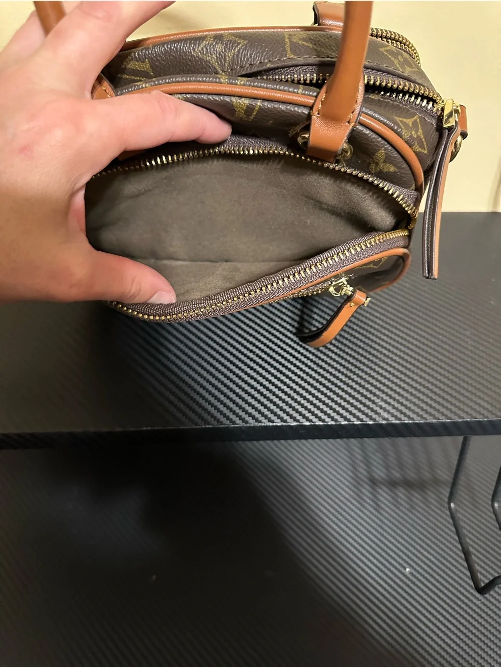 Brown satchel